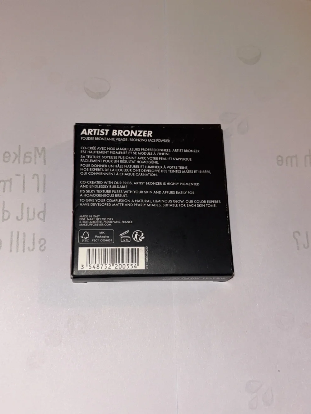 Artist Longwear Skin-fusing Matte Powder Bronzer